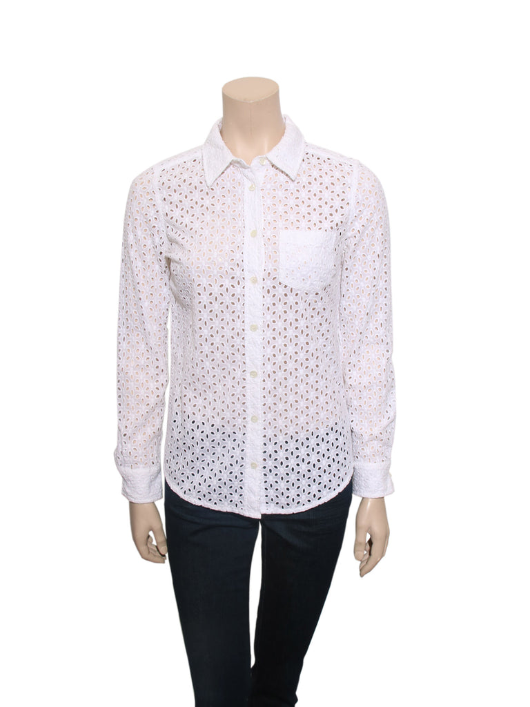 Equipment Eyelet Blouse