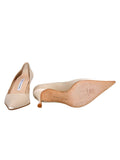 Manolo Blahnik Satin Pointed Pumps