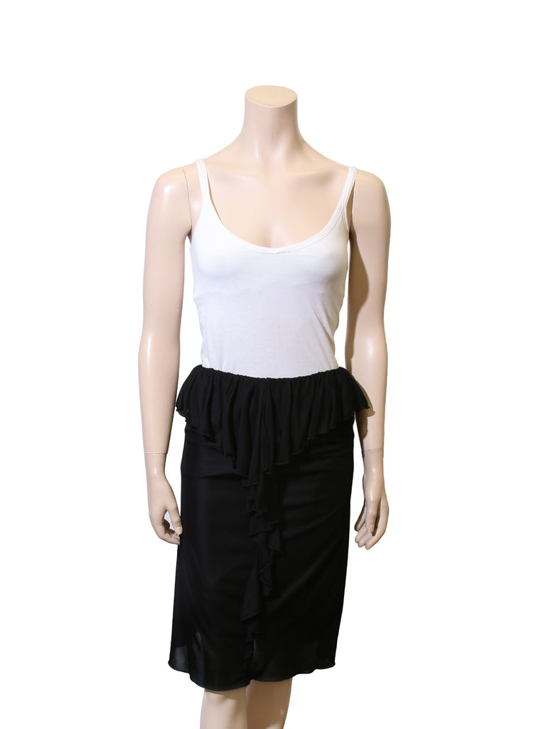 Patrizia Pepe Ruffle Midi Skirt