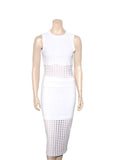 Alexander Wang Perforated Midi Skirt