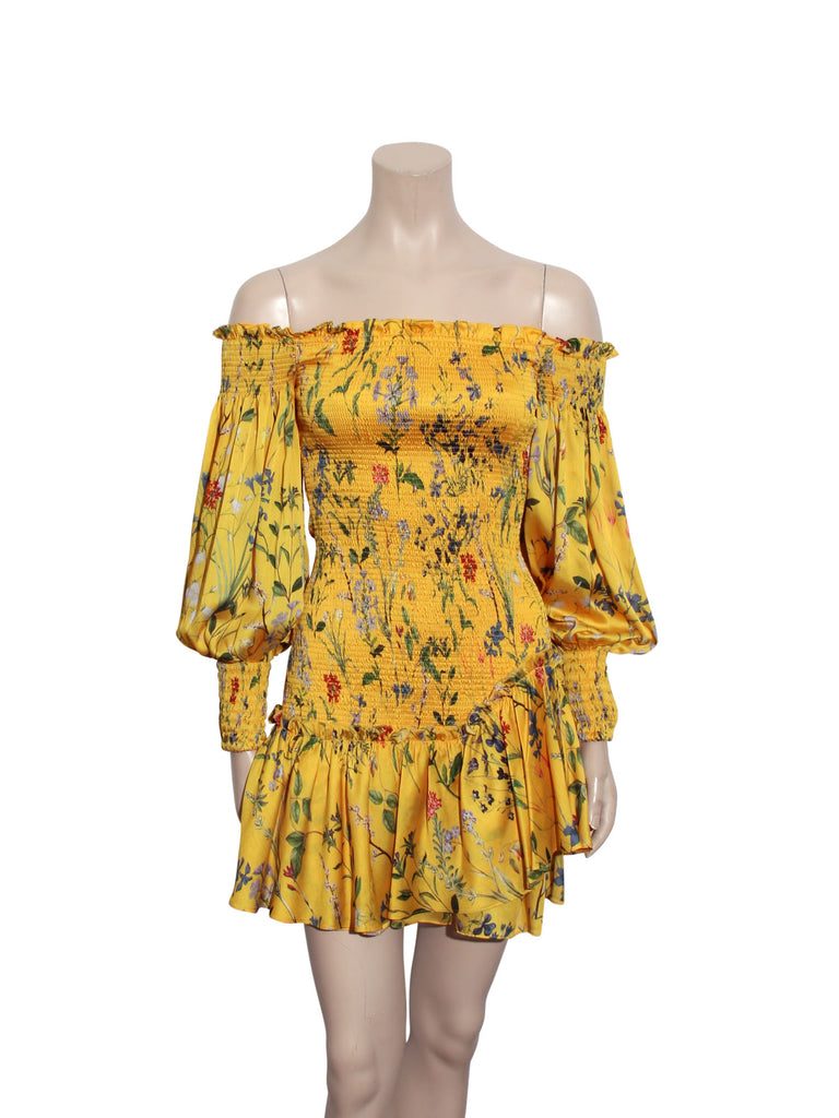 Gemina Off-Shoulder Floral Dress