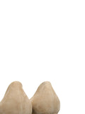 YSL Suede Peep-Toe Pumps