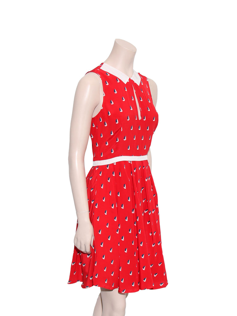 Boy. by Band of Outsiders Printed Silk Dress