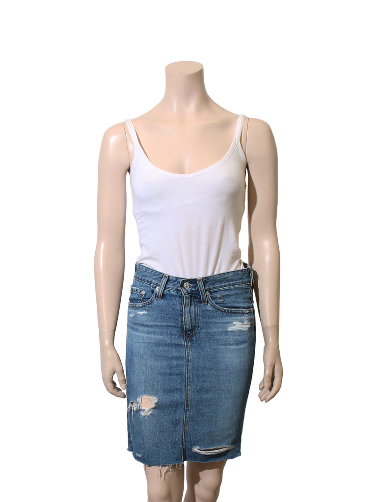 Adriano Goldschmied Erin Denim Pencil Skirt