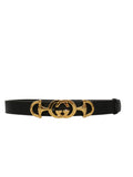 Gucci Logo Leather Belt