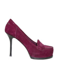 YSL Suede Loafer Pumps