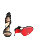 Christian Louboutin Colankle Ruffled Leather Sandals