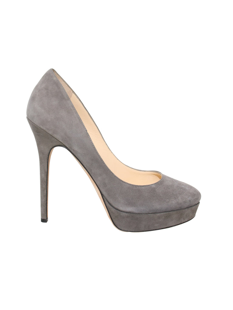 Jimmy Choo Suede Platform Pumps