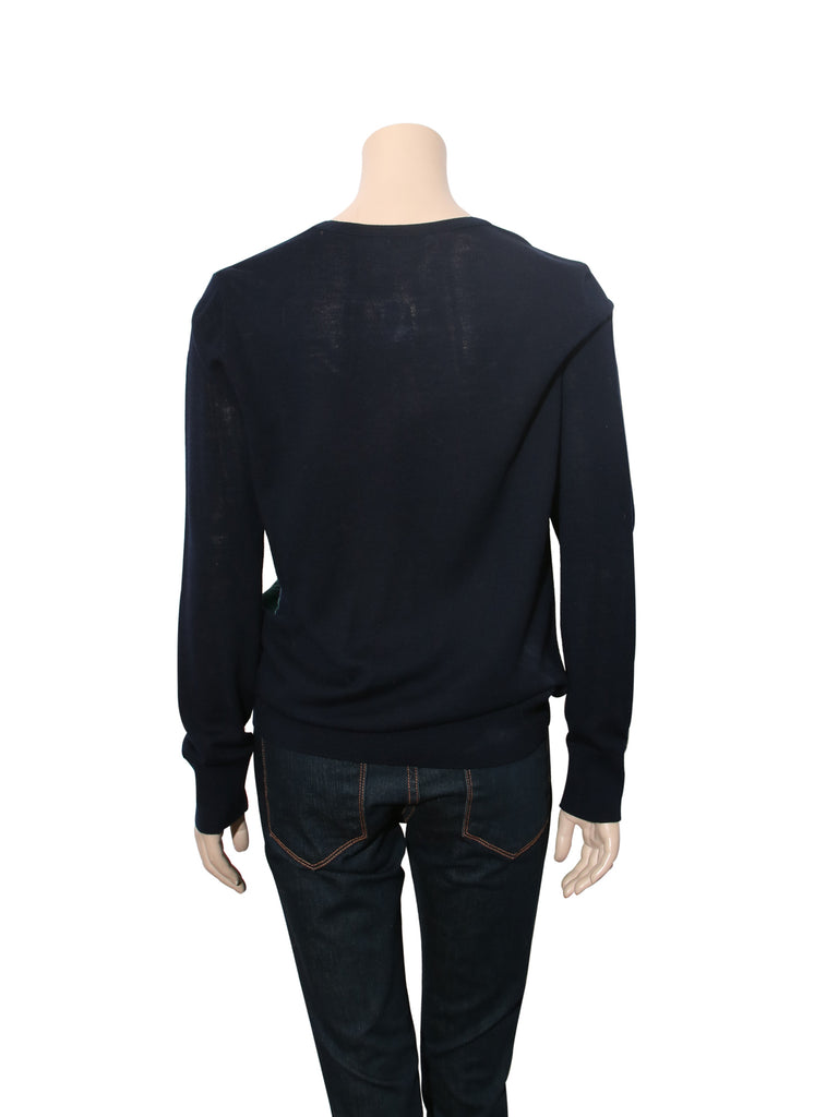 Equipment Silk and Wool Plaid Top