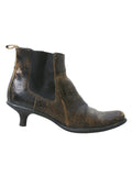 Miu Miu Distressed Leather Booties