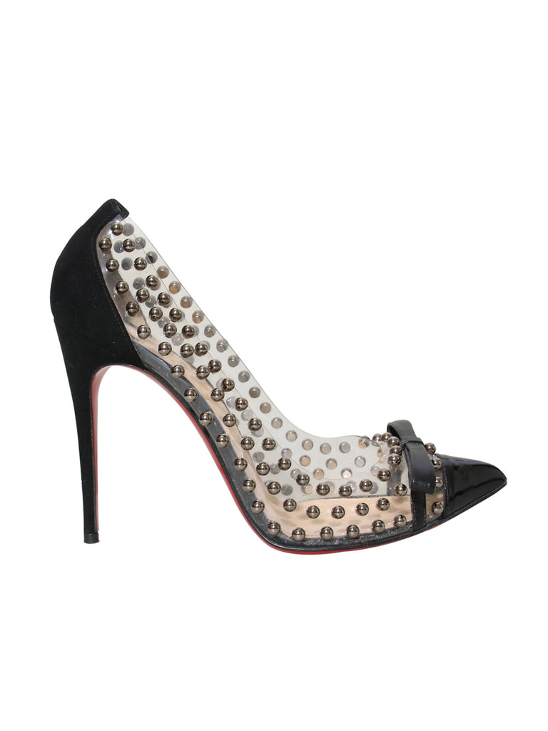 Christian Louboutin Embellished Pointed-Toe Pumps