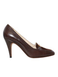 Gucci Vintage Leather and Suede Pumps