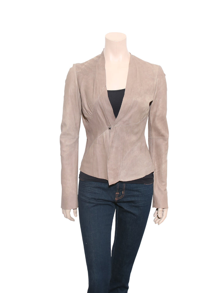 Rick Owens Olmar and Mirta Leather Jacket