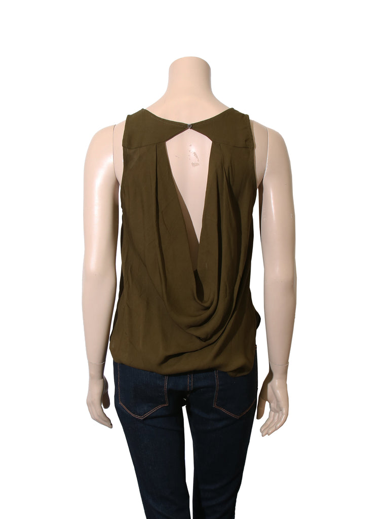 Silk Sleeveless Top