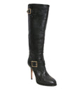 Leather Knee-High Boots