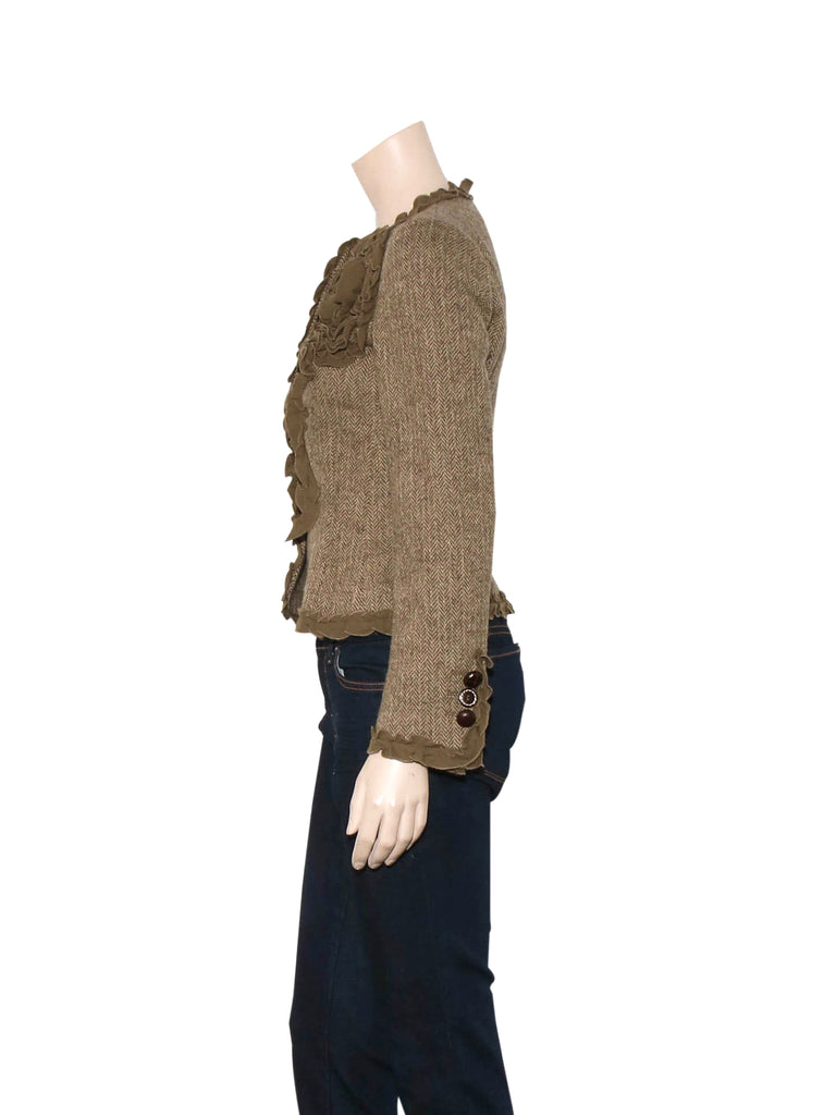 Moschino Flower Appliqué Blazer