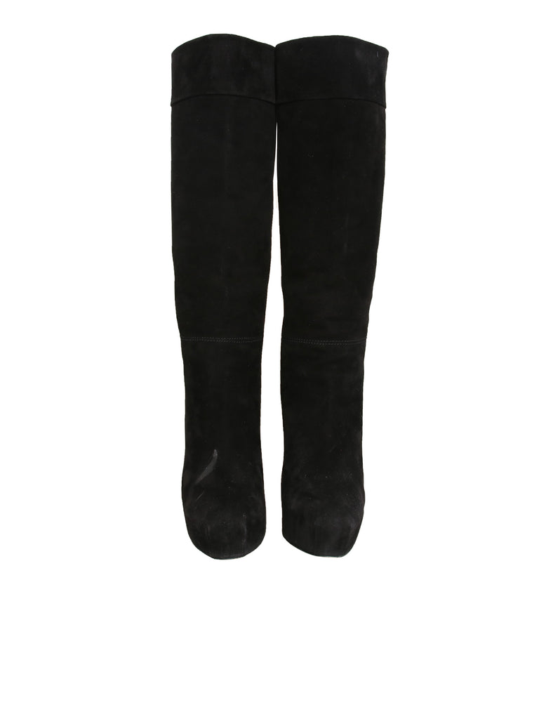 Brian Atwood Suede Knee-High Boots