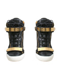 Giuseppe Zanotti Embossed Wedge Sneakers