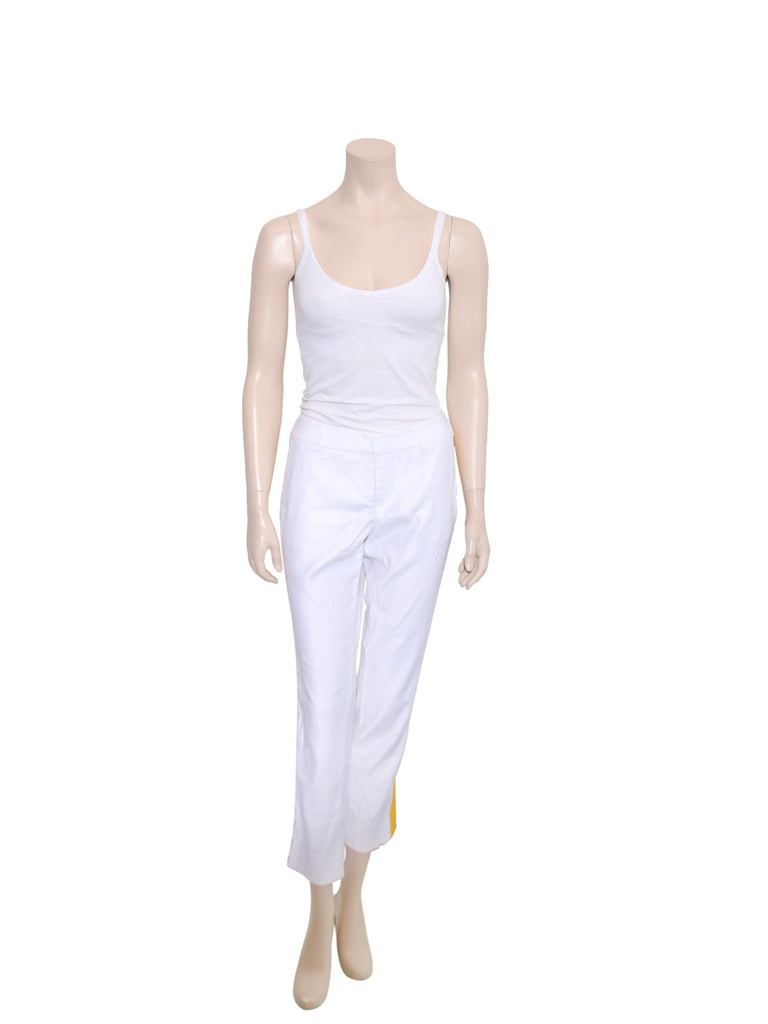 Zadig & Voltaire Yellow Stripe Pants
