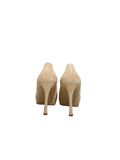 YSL Suede Peep-Toe Pumps