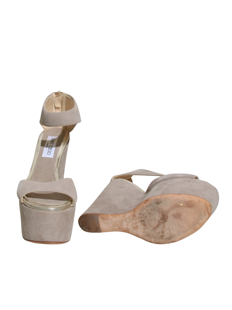 Suede Wedge sandals
