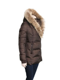 Mackage Adali-F5 Fitted Down Coat with Fur Hood