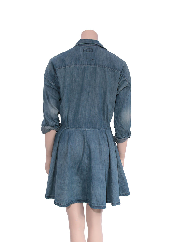 Current/Elliott Denim Shirt Dress