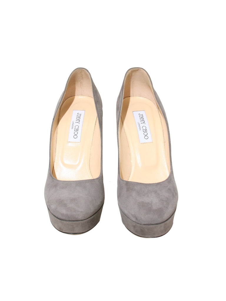Jimmy Choo Suede Platform Pumps