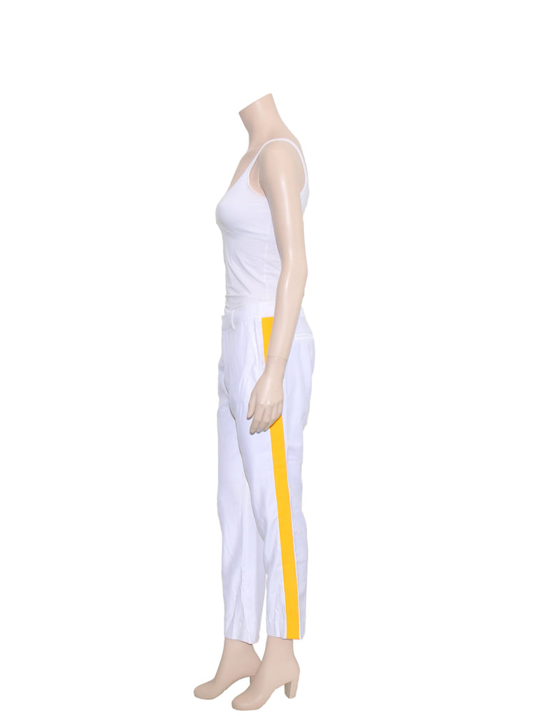 Zadig & Voltaire Yellow Stripe Pants