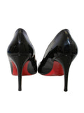 Christian Louboutin Patent Leather Round Toe Pumps