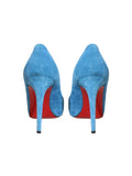 Suede Round Toe Pumps