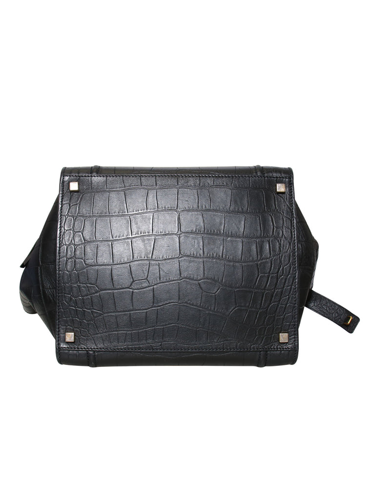 Celine Embossed Phantom Luggage Tote