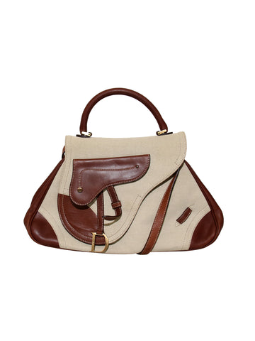 Christian Dior Saddle Top Handle Bag