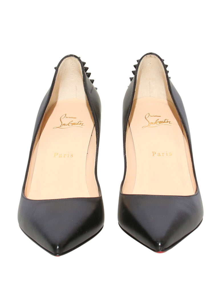 Christian Louboutin Studded Pointed Leather Pumps