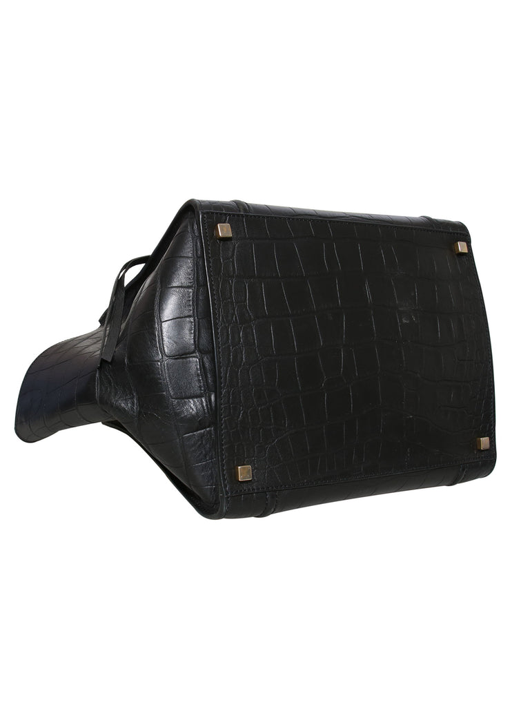 Celine Embossed Phantom Luggage Tote