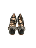 Studded Suede Pumps