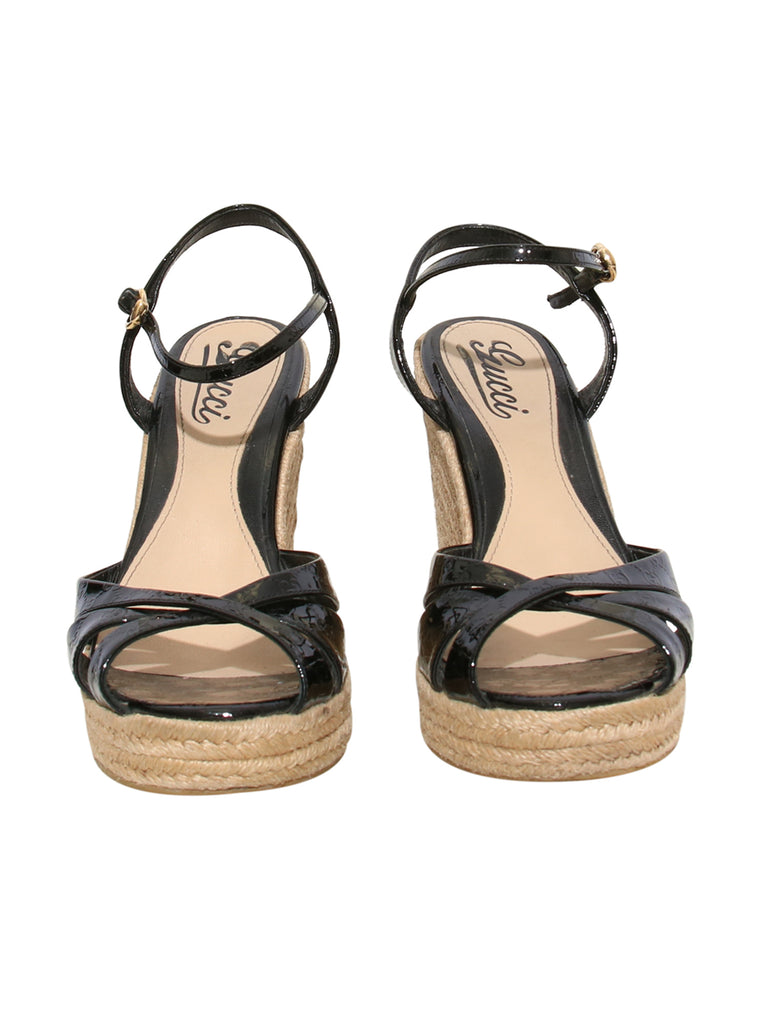 Gucci Guccissima Leather Wedges
