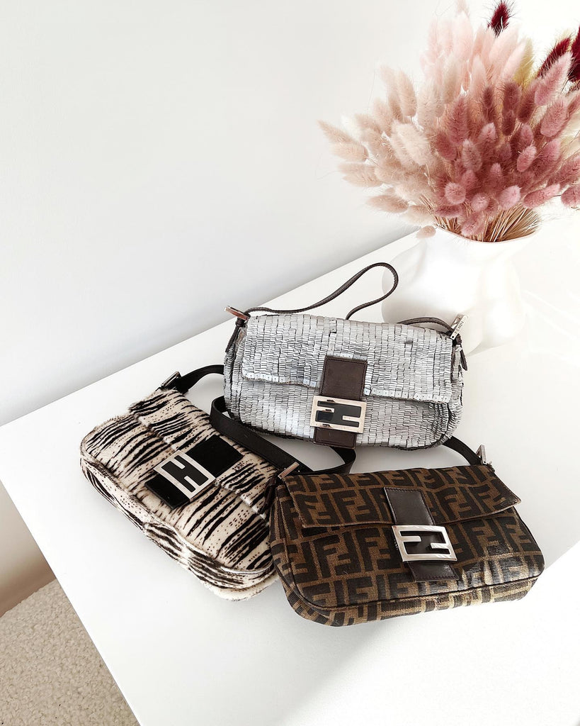 Fendi Vintage Ponyhair Baguette Bag