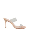 Manolo Blahnik Clear Slides