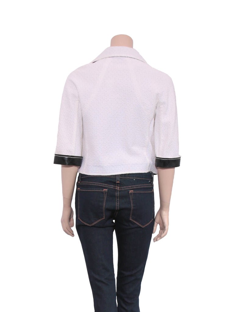 Fendi Patent Detail Jacket