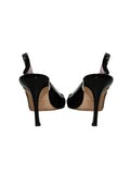 Manolo Blahnik Patent Leather Slingback Sandals