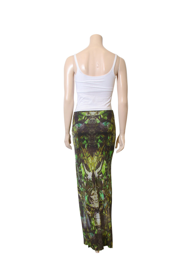 Helmut Lang Printed Maxi Skirt