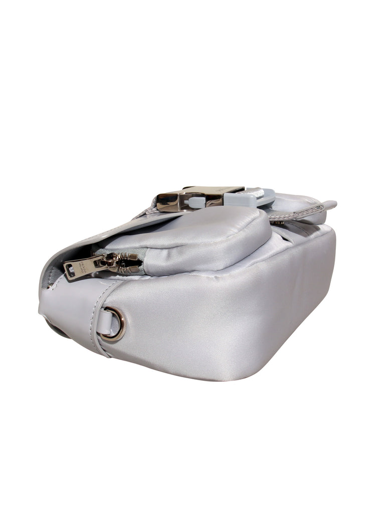 Tessuto Spazzolato-Trimmed Cross Body Bag