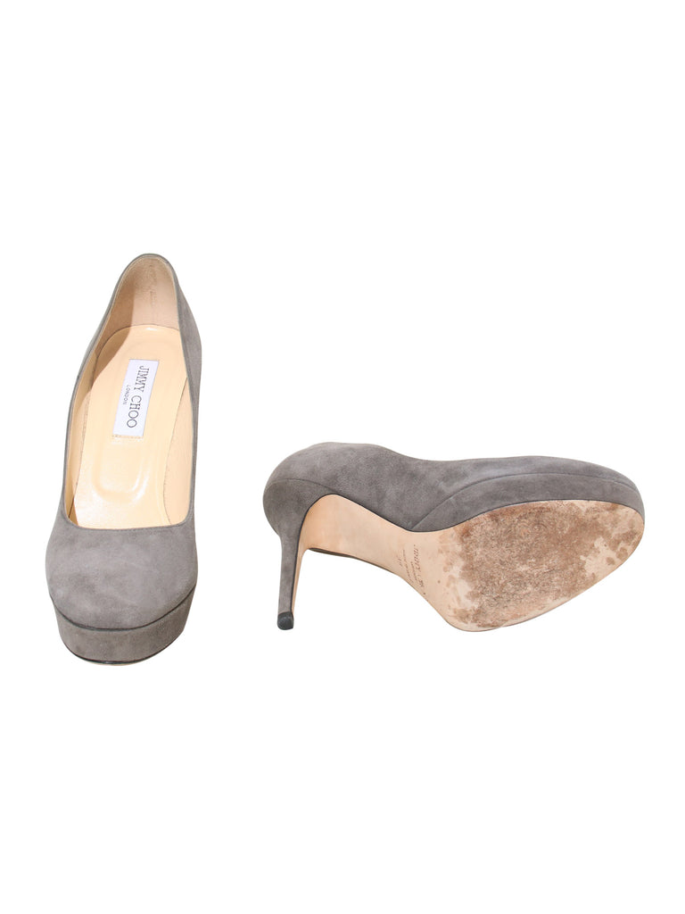 Jimmy Choo Suede Platform Pumps