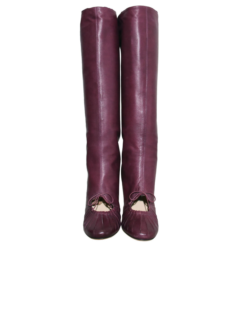 Jimmy Choo Leather Knee-High Boots