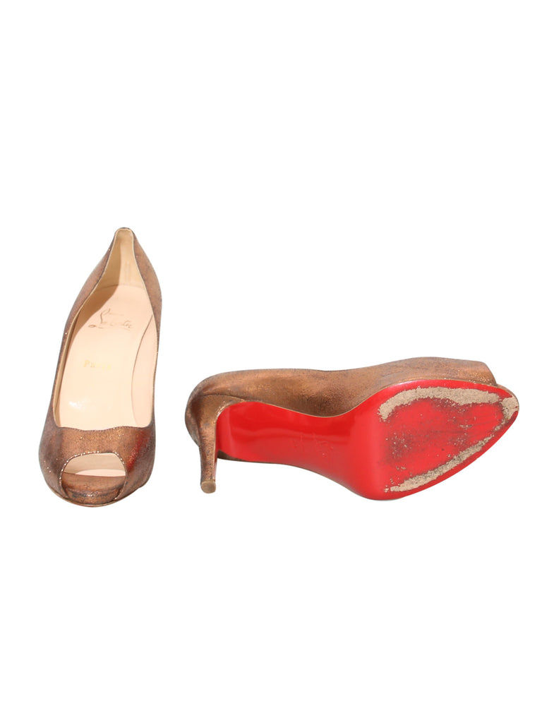 Christian Louboutin Peep-Toe Pumps