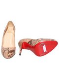 Christian Louboutin Snakeskin Pumps