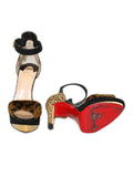 Christian Louboutin Platform Leopard Sandals