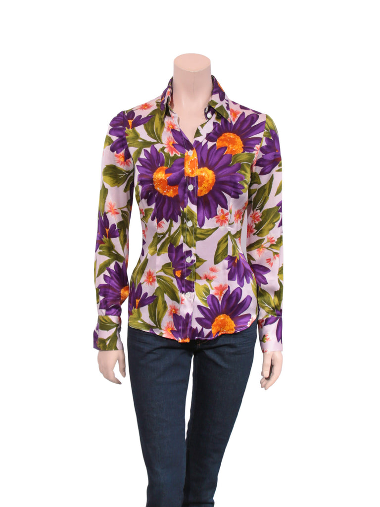 D&G Floral Silk Blouse