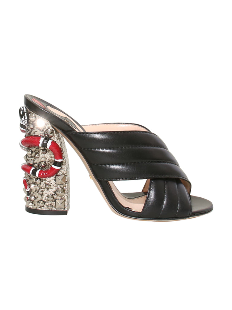 Gucci Webby Leather Sandals